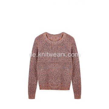 Damen Strickpullover mit Rundhalsausschnitt Chu